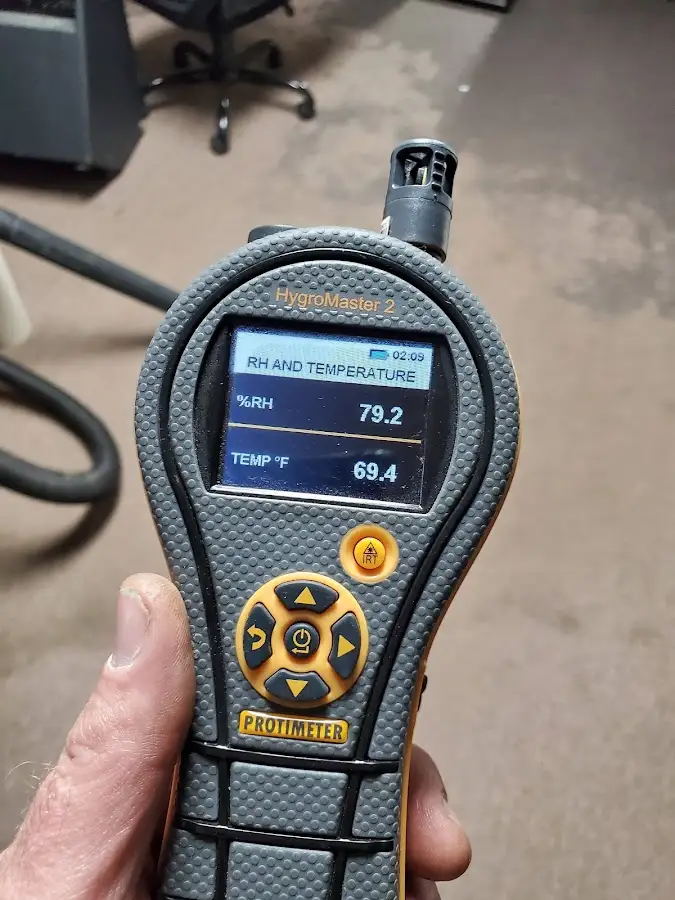Moisture meter humidity assessment for Fire & Smoke Damage Restoration in Greenfield